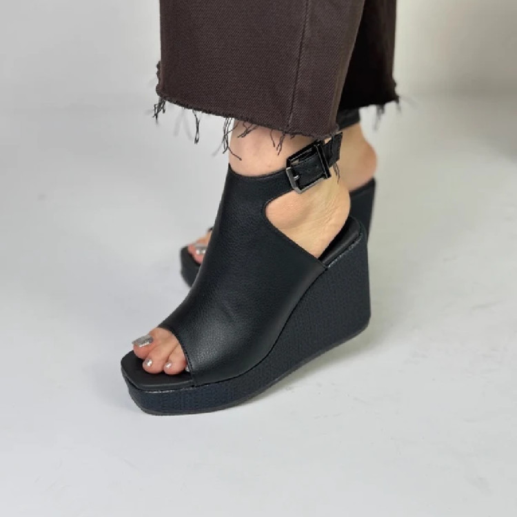 کفش تابستانی زنانه دنیز ساق کمر ده سانت